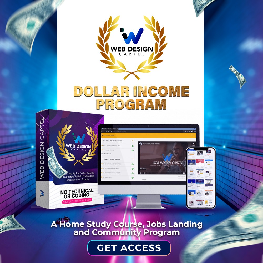 WEB DESIGN CARTEL DOLLAR INCOME PROGRAM